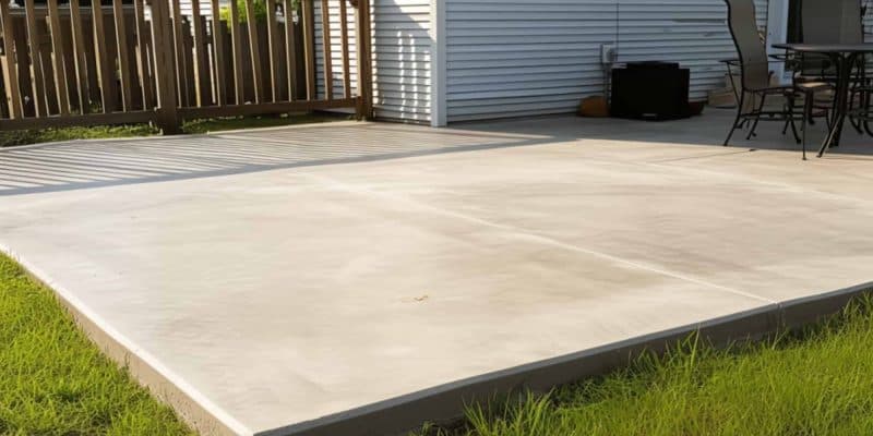 Typical Concrete Patio Size