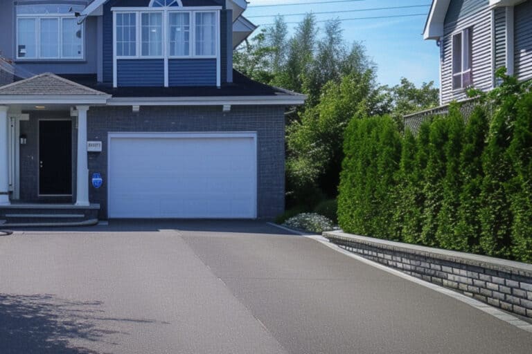 A Driveway in Front of a House