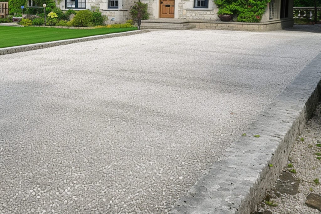 A Limestone Driveway