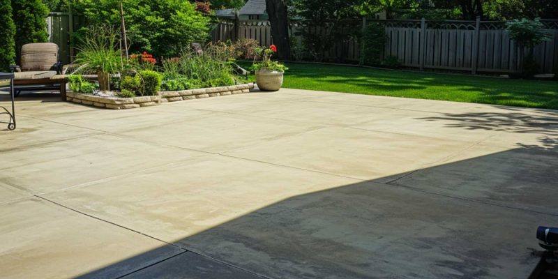 Concrete Patio Stain Removal - Joliet Concrete Solutions