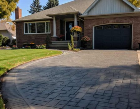 Stamped Concrete Driveway Service Joliet Concrete Solutions