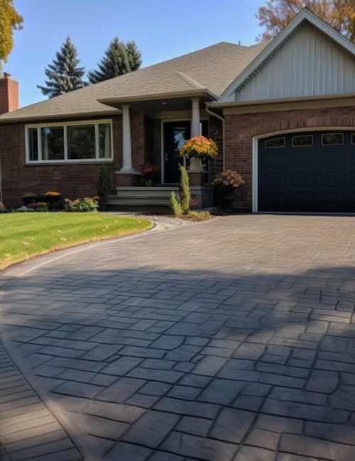 Stamped Concrete Driveway Service Joliet Concrete Solutions Stamped Concrete Driveway Service Joliet Concrete Solutions