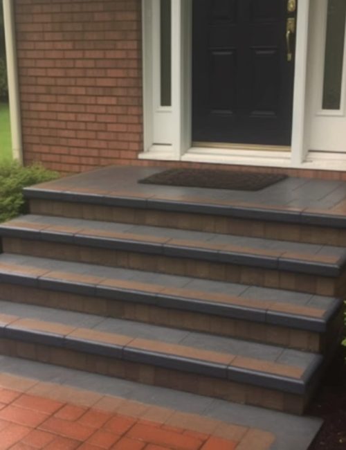 Stamped Concrete Steps Service Joliet Concrete Works
